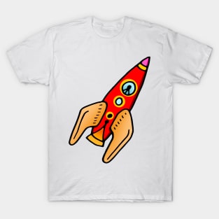 Spaceship Doodle T-Shirt